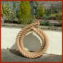 A length of 72mm Coir leaning against a wall